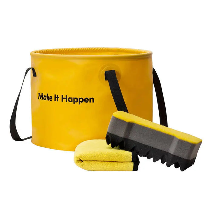 Car wash accessories set HOTO QWOGJ002 (PVC folding bucket car sponge and towel) - Other<<<Washing and cleaning<<<Car