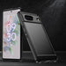Carbon Case flexible cover for Google Pixel 7 black - Cell phone cases and covers<<<HurtelXML