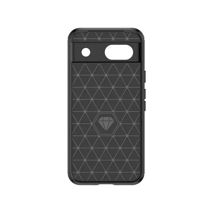 Carbon Case for Google Pixel 8A Flexible Silicone Carbon Cover - Black - Cell phone cases and covers<<<HurtelXML