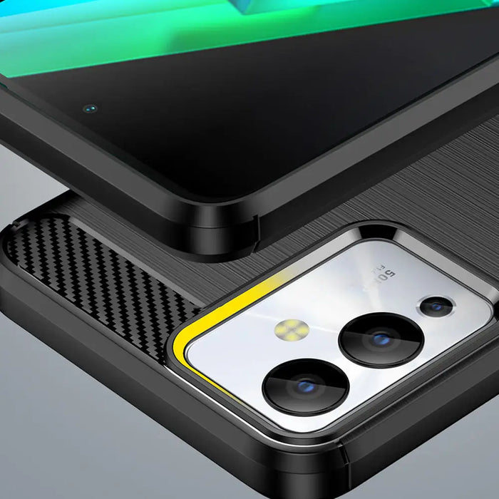 Carbon Case case for Infinix Note 12i flexible silicone carbon cover black - Cell phone cases and covers<<<HurtelXML