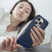 Carbon Case for iPhone 16 Pro Max Silicone Case - Blue - Cell phone cases and covers<<<HurtelXML
