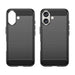Carbon Case for iPhone 16 Silicone Case - Black - Cell phone cases and covers<<<HurtelXML