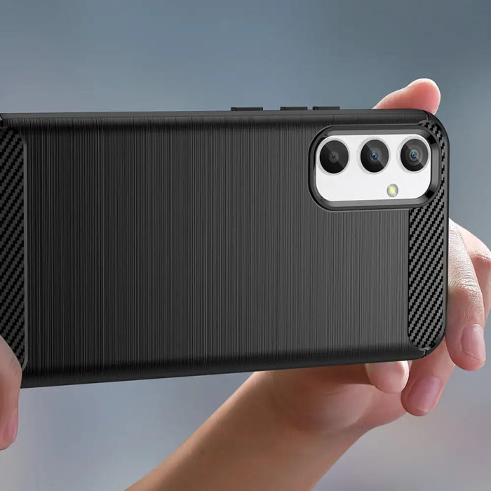 Carbon Case case for Samsung Galaxy A34 5G flexible silicone carbon cover black - Cell phone cases