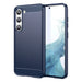Carbon Case for Samsung Galaxy S23 flexible silicone carbon cover blue - Cell phone cases and covers<<<HurtelXML