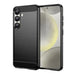 Carbon Case for Samsung Galaxy S25 - Black - Cell phone cases and covers<<<HurtelXML