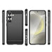 Carbon Case for Samsung Galaxy S25 Edge - Black - Cell phone cases and covers<<<HurtelXML