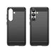 Carbon Case for Samsung Galaxy S25 Edge - Black - Cell phone cases and covers<<<HurtelXML