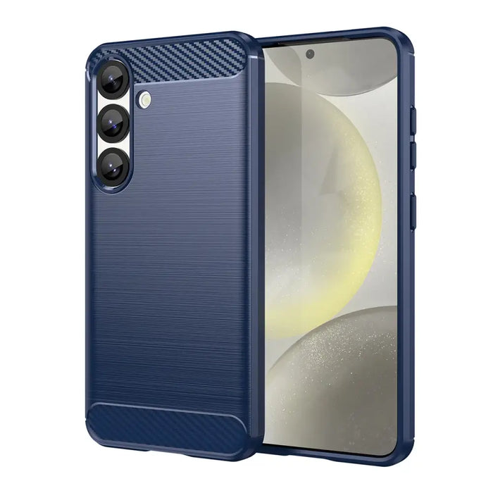 Carbon Case for Samsung Galaxy S25 Edge - Blue - Cell phone cases and covers<<<HurtelXML