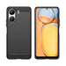 Carbon Case for Xiaomi Redmi 13c Flexible Silicone Carbon Cover - Black - Cell phone cases and covers<<<HurtelXML