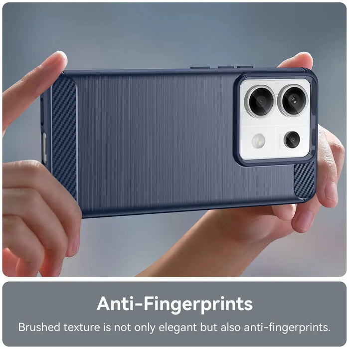 Carbon Case for Xiaomi Redmi Note 13 5G - blue - Cell phone cases and covers<<<HurtelXML