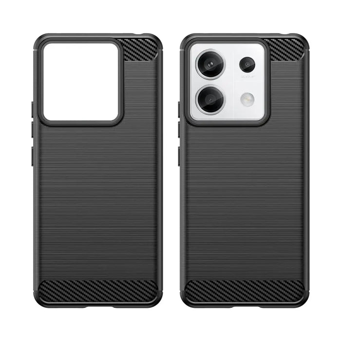 Carbon Case for Xiaomi Redmi Note 13 Pro - black - Cell phone cases and covers<<<HurtelXML