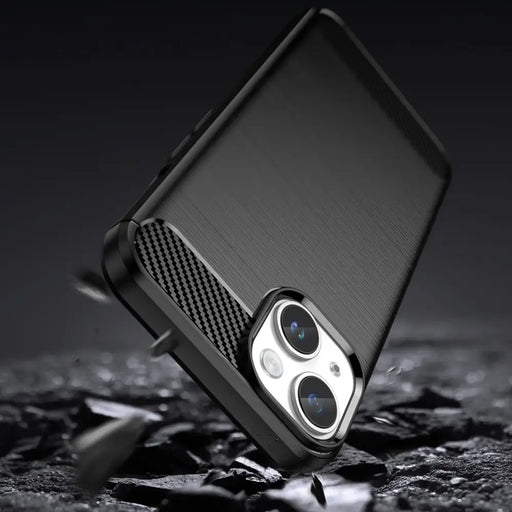 Carbon Case iPhone 14 case flexible gel back cover black - Cell phone cases and covers<<<HurtelXML