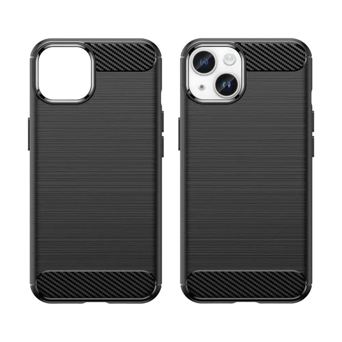 Carbon Case iPhone 14 case flexible gel back cover black - Cell phone cases and covers<<<HurtelXML