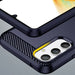 Carbon Case калъф за Samsung Galaxy A54 5G гъвкав силиконов карбоново покритие син - Cell phone cases
