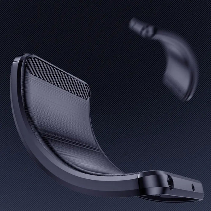 Carbon Case калъф за Samsung Galaxy A54 5G гъвкав силиконов карбоново покритие син - Cell phone cases
