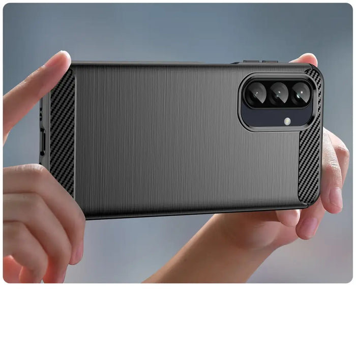 Carbon Case Samsung Galaxy A26 Black - Cell phone cases and covers<<<HurtelXML