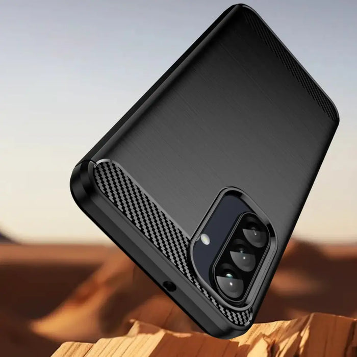 Carbon Case Samsung Galaxy A56 / A36 Black - Cell phone cases and covers<<<HurtelXML