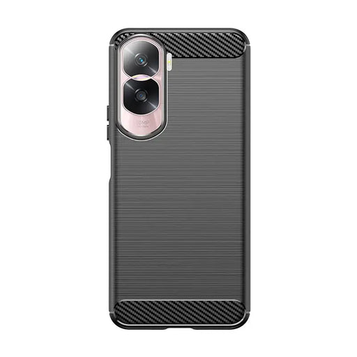 Carbon Case silicone case for Honor 90 Lite - black - Cell phone cases and covers<<<HurtelXML