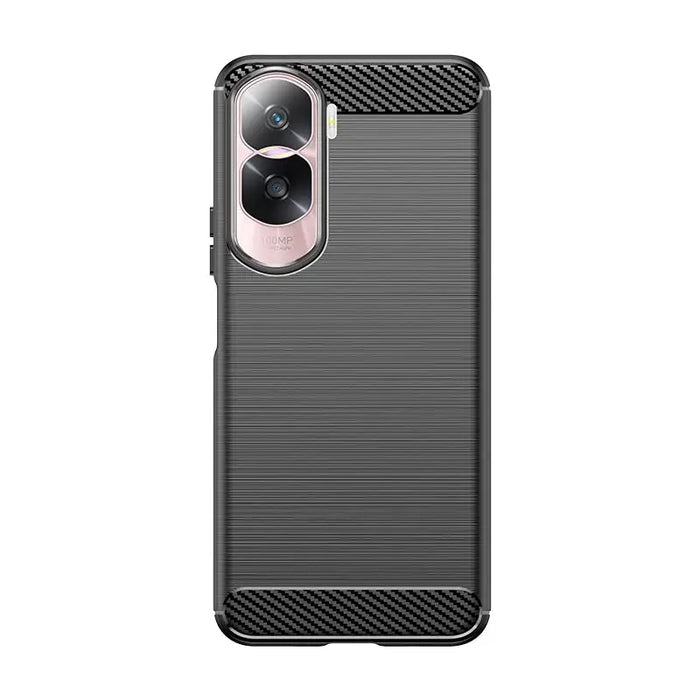 Carbon Case silicone case for Honor 90 Lite - black - Cell phone cases and covers<<<HurtelXML