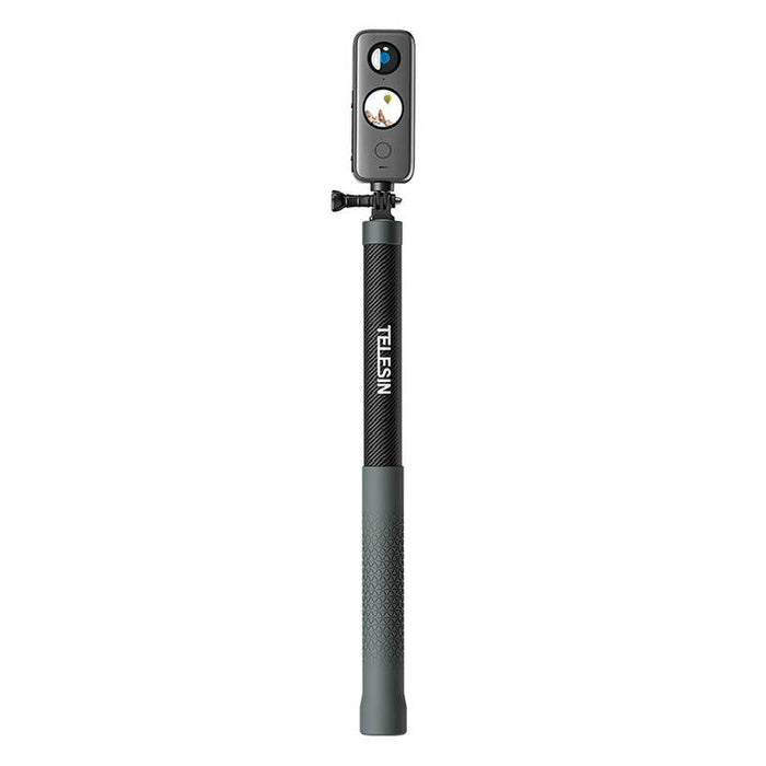 Carbon fiber selfie stick with 3m length Telesin for cameras GP-MNP-300-3 - Booms and selfie