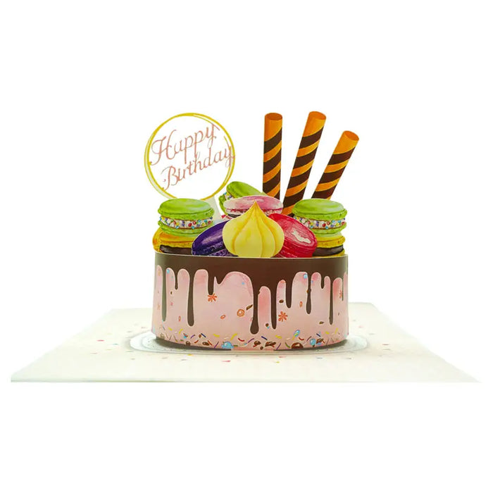 CARD CAKE WITH PASTA POP-UP ’CAKE WITH PASTA’ KIRIORI 10730 - Парти артикули<<<Декорации<<<Мебели и интериор<<<Praktiker