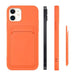 Card Case Silicone Wallet Wallet With Card Slot Documents For Samsung Galaxy A32 4G Red - Cell phone cases