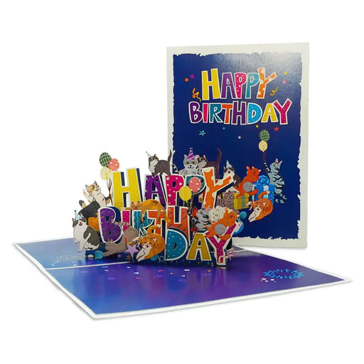CARD CHRD CATS POP-UP ’CHARD CATS’ KIRIORI 10729 - Парти артикули<<<Декорации<<<Мебели и интериор<<<Praktiker