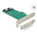 Card Delock PCI Express x1 - 2 x internal M.2 Key B 110 mm - Входно-изходни контролери<<<Компютърни компоненти<<<ValiAPI