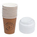 CARDBOARD CUPS WITH LID 8OZ ECO4HOME - Други кухненски пособия<<<Домашни потреби<<<Кухня<<<Praktiker