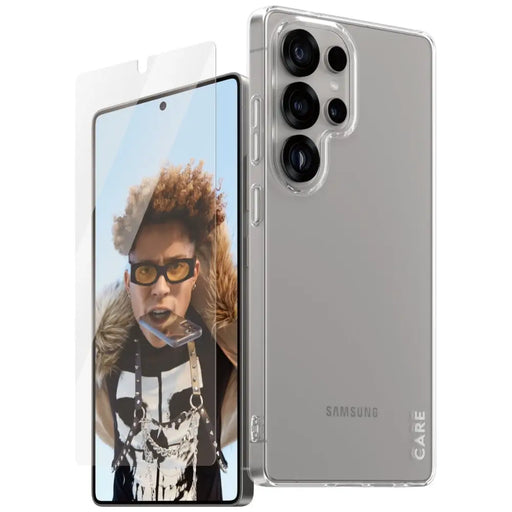 CARE by PanzerGlass Fashion 2in1 Case + Glass protection set for Samsung Galaxy S25 Ultra - Cell phone cases