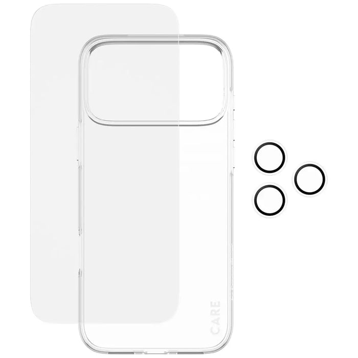 CARE by PanzerGlass Fashionable Combo 3in1 Case + Glass + Lens for iPhone 17 Pro Max - Cell phone cases
