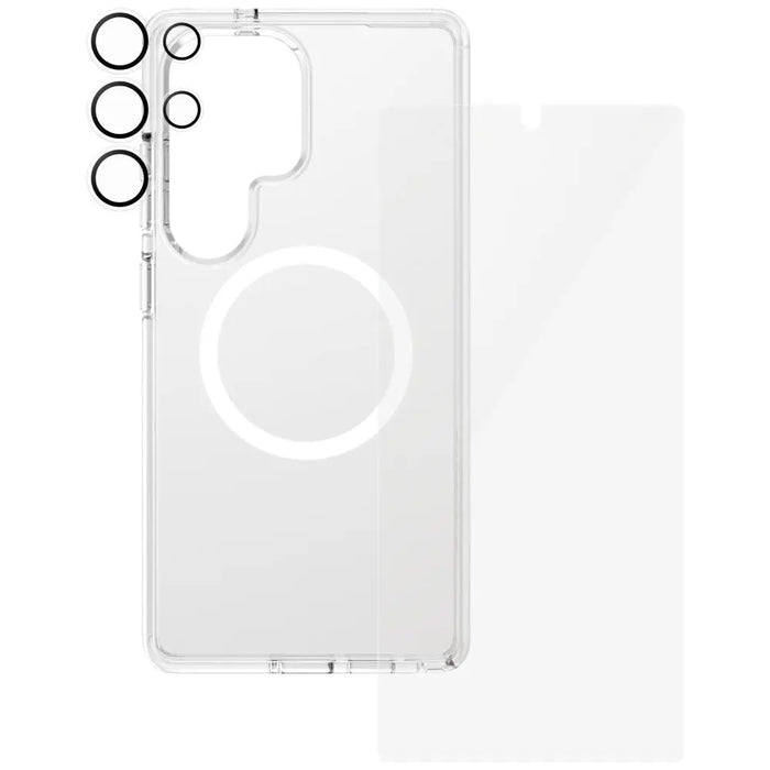 CARE by PanzerGlass Flagship 3in1 Case + Glass + Lens Protective Kit for Samsung Galaxy S25 Ultra - Cell phone cases