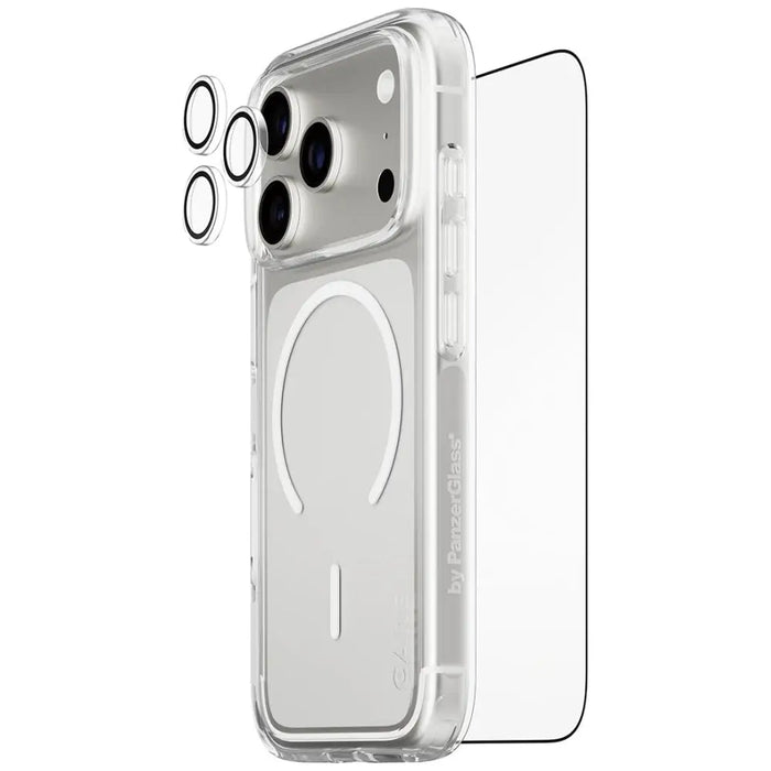 CARE by PanzerGlass Flagship Explorer 3-in-1 Case + Glass + Lens Protection Kit for iPhone 17 Pro - Cell phone cases