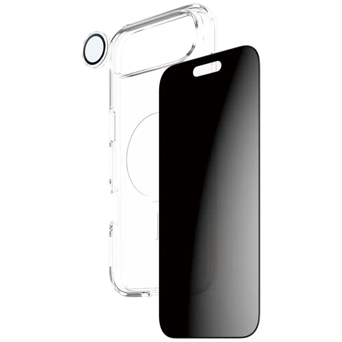CARE by PanzerGlass Flagship Privacy 3-in-1 Case + Privacy Glass + Lens for iPhone Air - Cell phone cases
