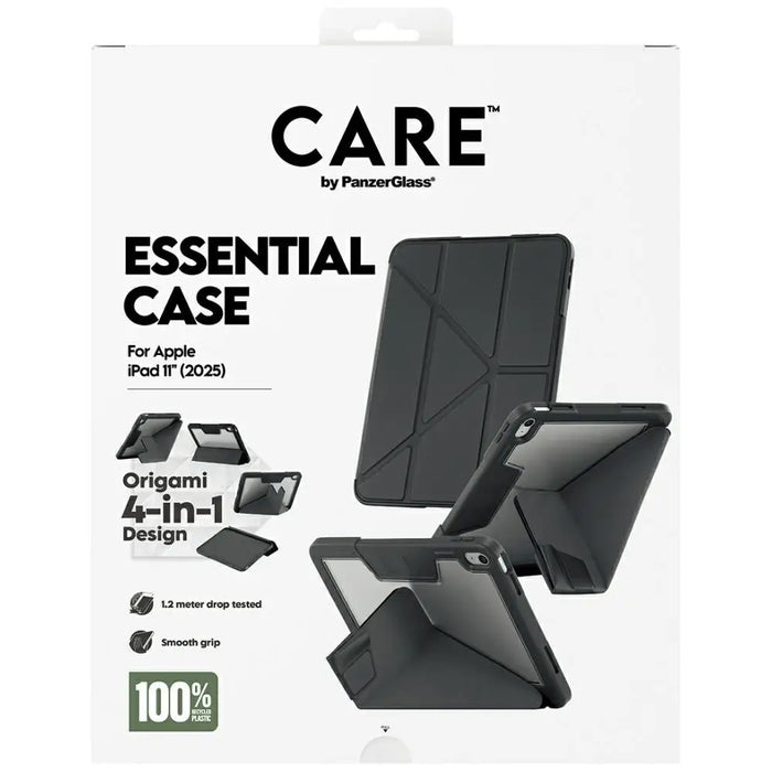 Care by PanzerGlass Y fold case for iPad 11’’ 2025 (11th gen.) - black - Cell phone cases and covers<<<HurtelXML