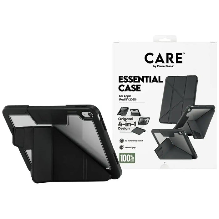 Care by PanzerGlass Y fold case for iPad 11’’ 2025 (11th gen.) - black - Cell phone cases and covers<<<HurtelXML