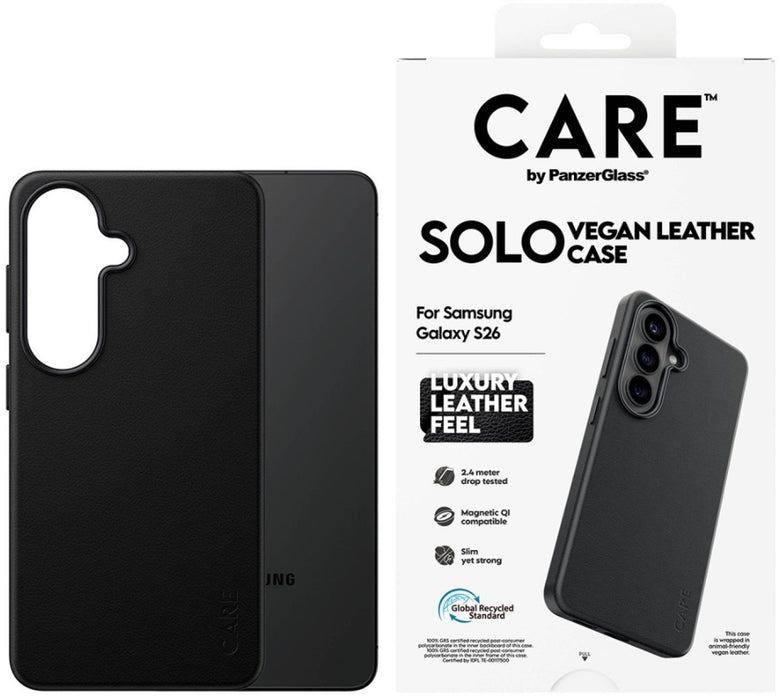 CARE by PanzerGlass Solo Case for Samsung Galaxy S26 - Black