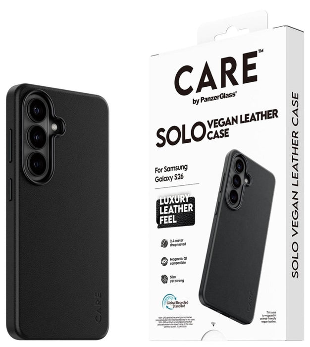 CARE by PanzerGlass Solo Case for Samsung Galaxy S26 - Black