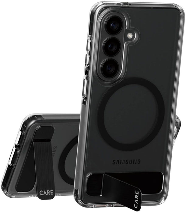 CARE by PanzerGlass Urban Explorer Transparent Case w. Black Qi for Samsung Galaxy S26 - transparent