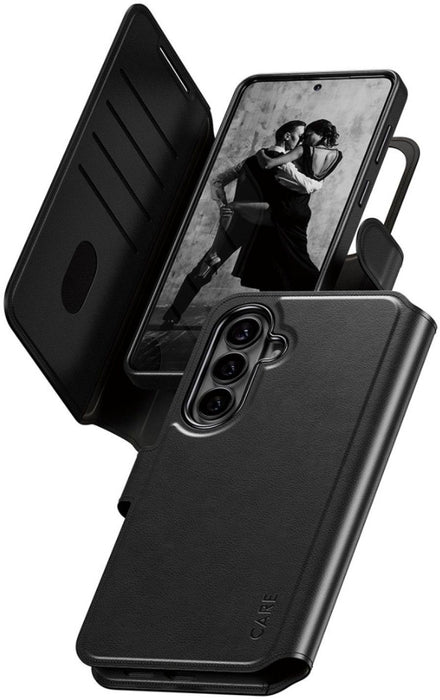 CARE by PanzerGlass Tango 2in1 Wallet Case for Samsung Galaxy S26+ - Black