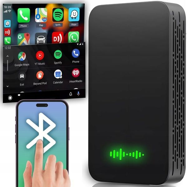 Carlinkit 2AIR wireless adapter Apple Carplay/Android Auto (black)