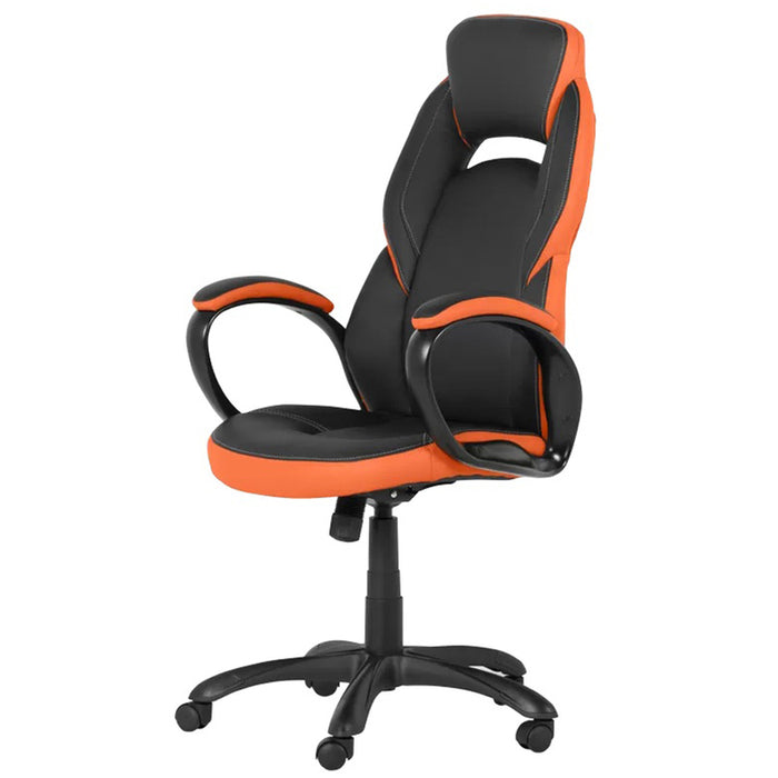 OFFICE CHAIR CARMEN 7511 BLACK - ORANGE