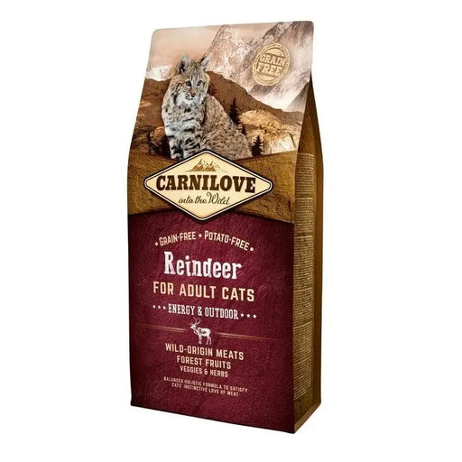 CARNILOVE Cat Adult Energy & Outdoor Reindeer - dry cat food - 6kg - Dry foodDLK-KAS<<<For the catDLK<<<ActionPL