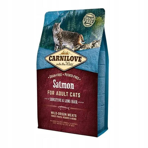 CARNILOVE Cat Sensitive & Long Hair Salmon - dry cat food - 2 kg - Dry foodDLK-KAS<<<For the catDLK<<<ActionPL