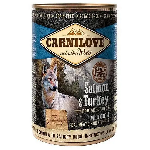 CARNILOVE Into the Wild Salmon&Turkey - Wet dog food - 400 g - Wet foodDLP-KAM<<<For the dogDLP<<<ActionPL