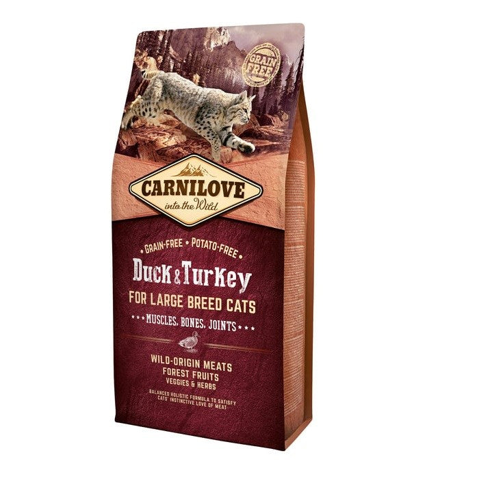 CARNILOVE Duck&Turkey Large Breed - dry cat food - 6kg
