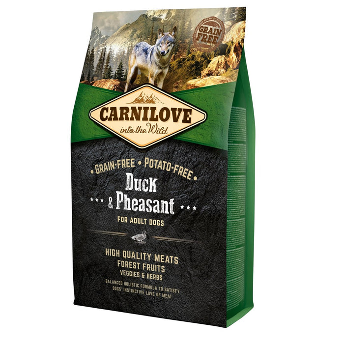 CARNILOVE Adult Duck and pheasant - dry dog food - 4kg
