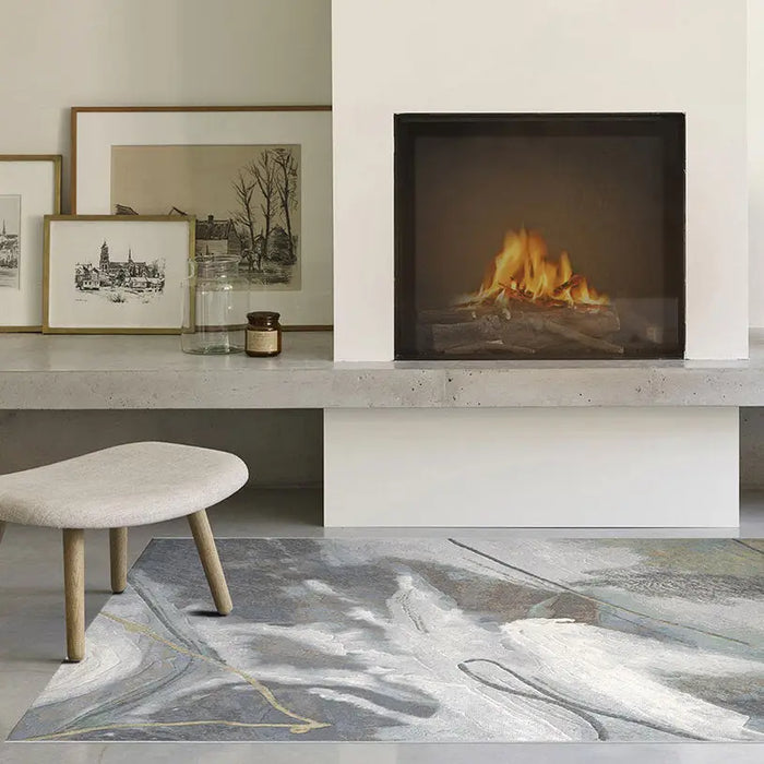 CARPET ARGENTUM 133X195 CM. WATERCOLOR BLUE - Килими<<<Килими<<<Мебели и