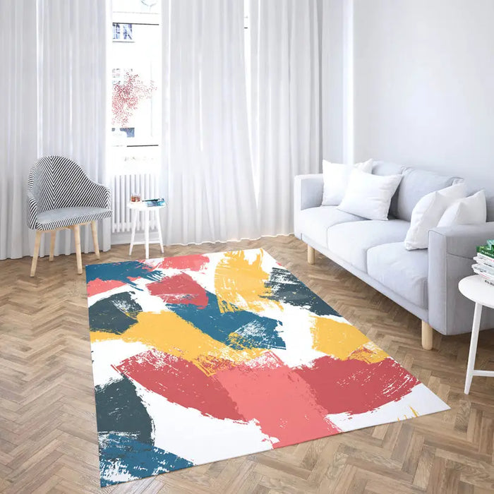 CARPET WITH DEON PRINT 120X180 CM BRUSHES - Килими<<<Килими<<<Мебели и интериор<<<Praktiker&&&Килими<<<Килими<<<Подови