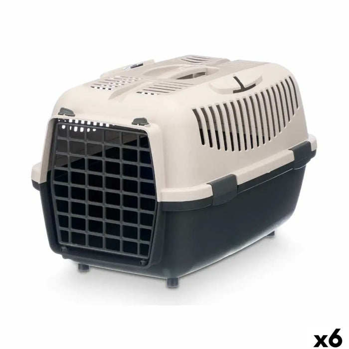 Carrier Mascow Anthracite Light grey Plastic 36 x 35 x 55 cm (6 Units) - Домашни Животни<<<Дом